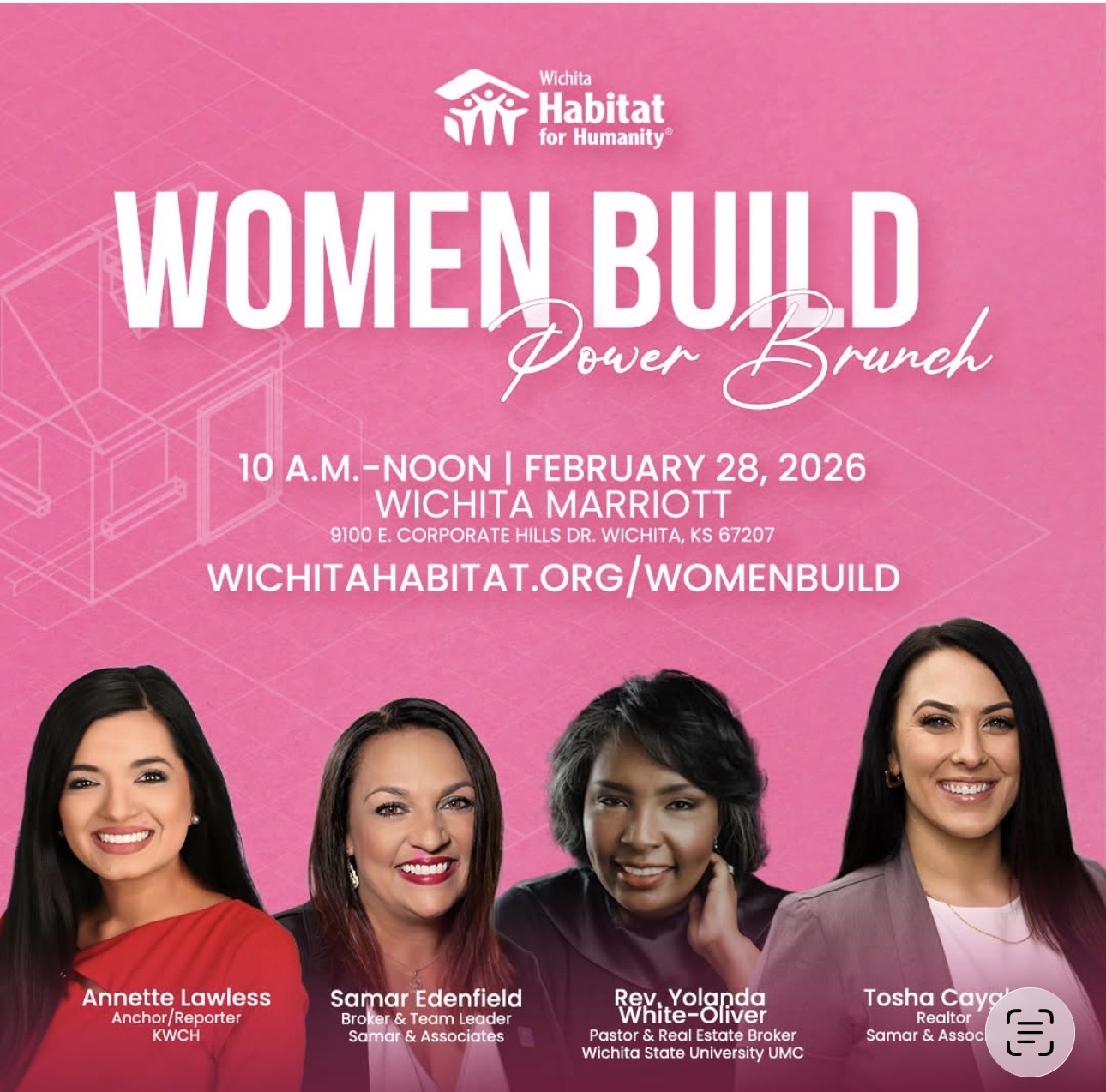 Women Build Power Brunch panel, Wichita Habitat for Humanity